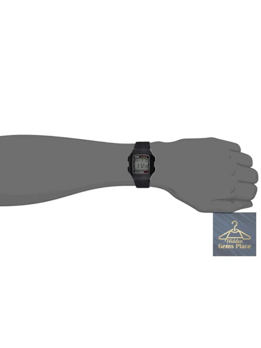 Casio Men's Digital Sport Watch - Quartz, Alarm, Stopwatch, Square Dial